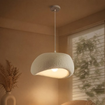 BRILAGI - Lampadario a sospensione con cavo WABI SABI 1xE27/60W/230V Ø 40 cm bianco