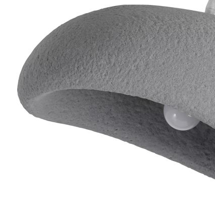 BRILAGI - Lampadario a sospensione con cavo WABI SABI 1xE27/60W/230V Ø 40 cm grigio