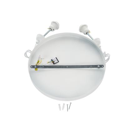 Brilagi - Lampadario a sospensione con cavo WABI SABI 2xE27/40W/230V diam. 45 cm bianco