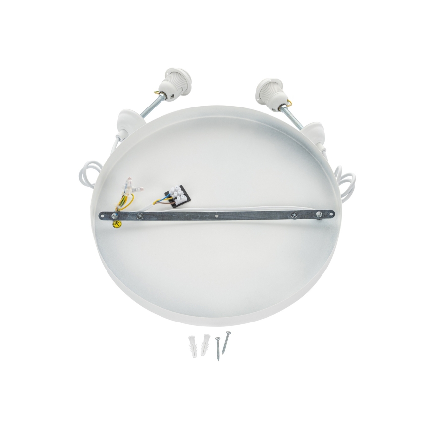 Brilagi - Lampadario a sospensione con cavo WABI SABI 2xE27/40W/230V diam. 45 cm bianco