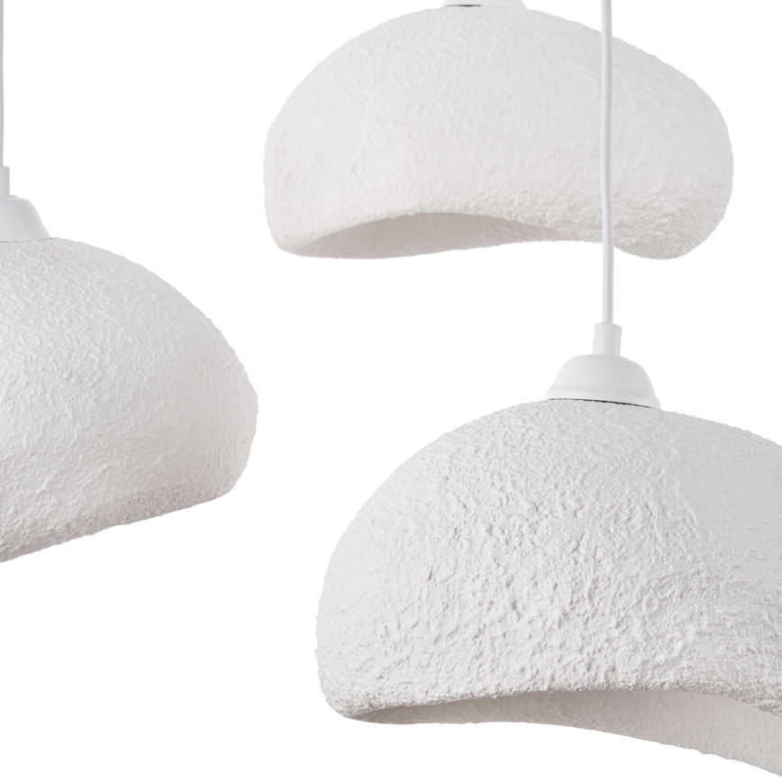 Brilagi - Lampadario a sospensione con cavo WABI SABI 3xE27/40W/230V Ø 60 cm bianco