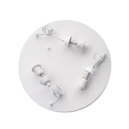 Brilagi - Lampadario a sospensione con cavo WABI SABI 3xE27/40W/230V Ø 60 cm bianco