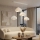 Brilagi - Lampadario a sospensione con cavo WABI SABI 4xE27/40W/230V bianco