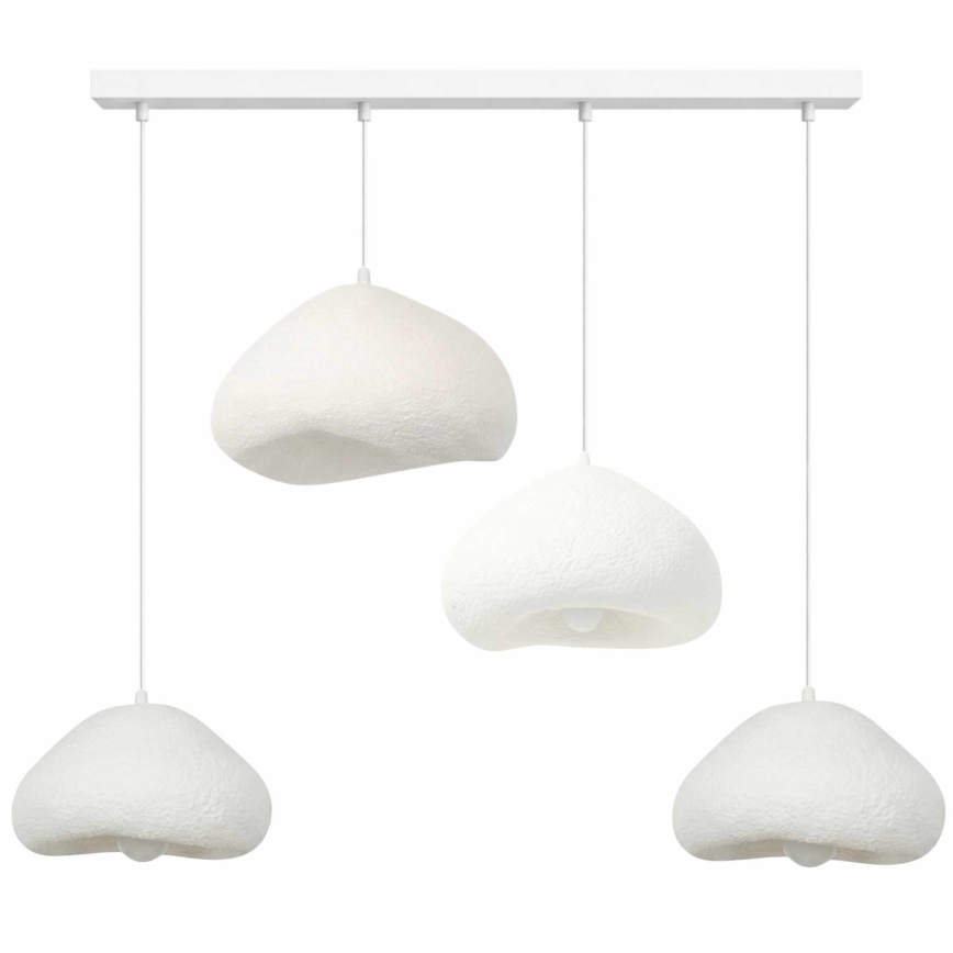 Brilagi - Lampadario a sospensione con cavo WABI SABI 4xE27/40W/230V bianco