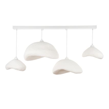 Brilagi - Lampadario a sospensione con cavo WABI SABI 4xE27/40W/230V bianco