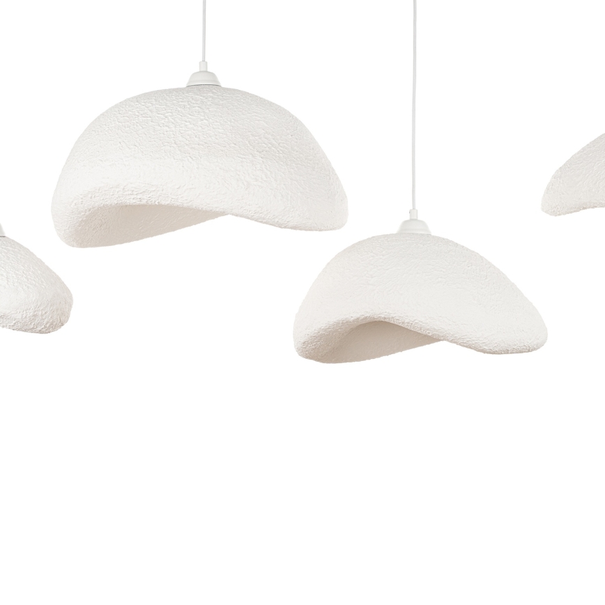 Brilagi - Lampadario a sospensione con cavo WABI SABI 4xE27/40W/230V bianco