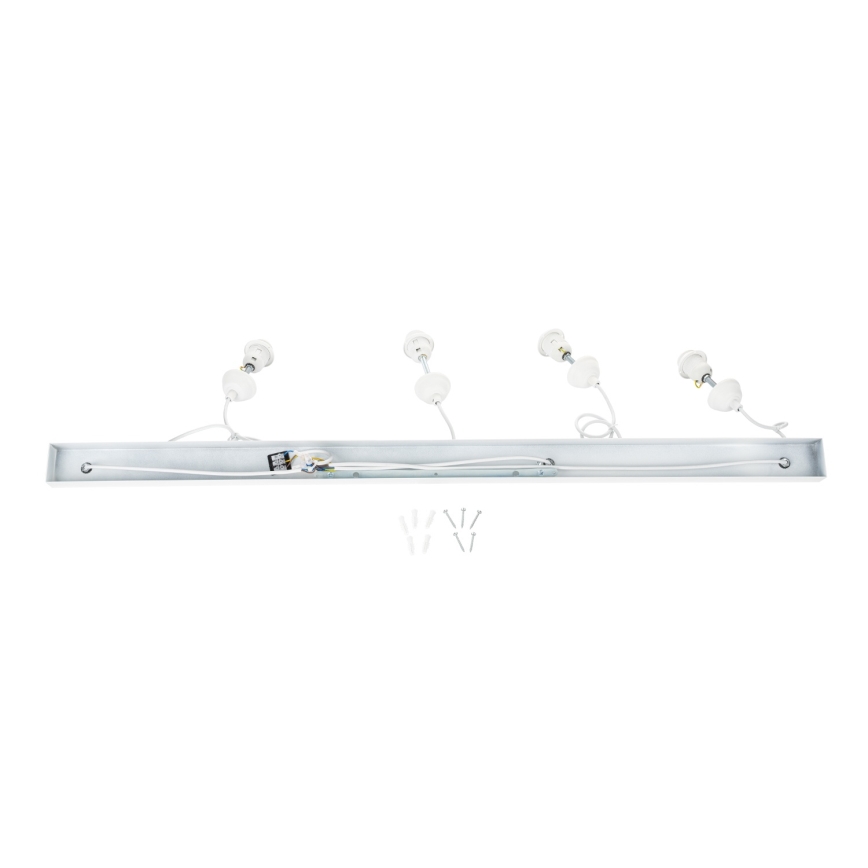 Brilagi - Lampadario a sospensione con cavo WABI SABI 4xE27/40W/230V bianco