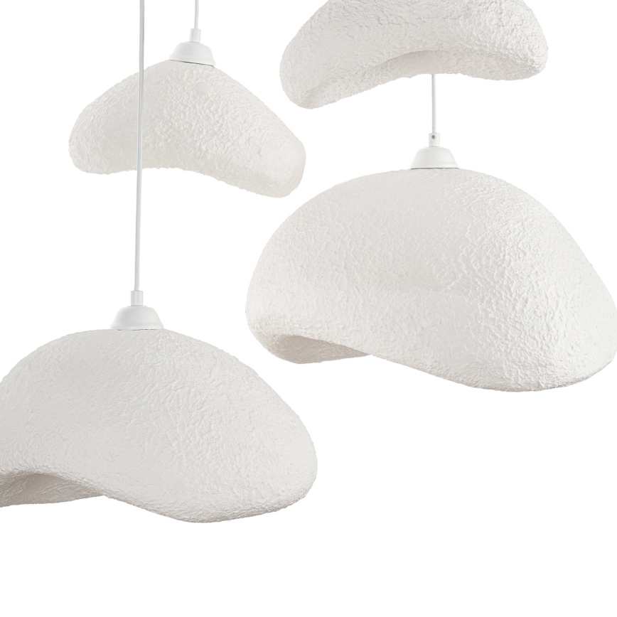 Brilagi - Lampadario a sospensione con cavo WABI SABI 4xE27/40W/230V Ø 90 cm bianco