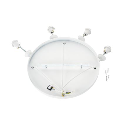 Brilagi - Lampadario a sospensione con cavo WABI SABI 4xE27/40W/230V Ø 90 cm bianco