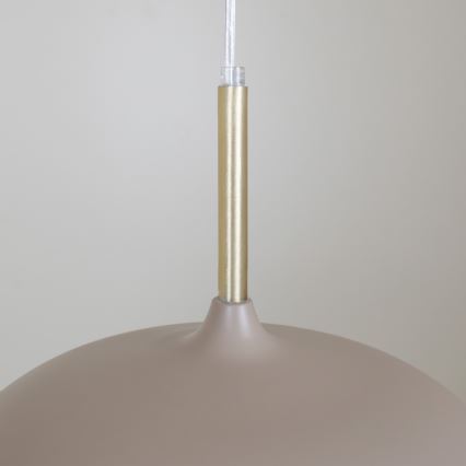Brilagi - Lampadario a sospensione con filo ABRAHAM 1xE27/60W/230V diametro 35 cm beige