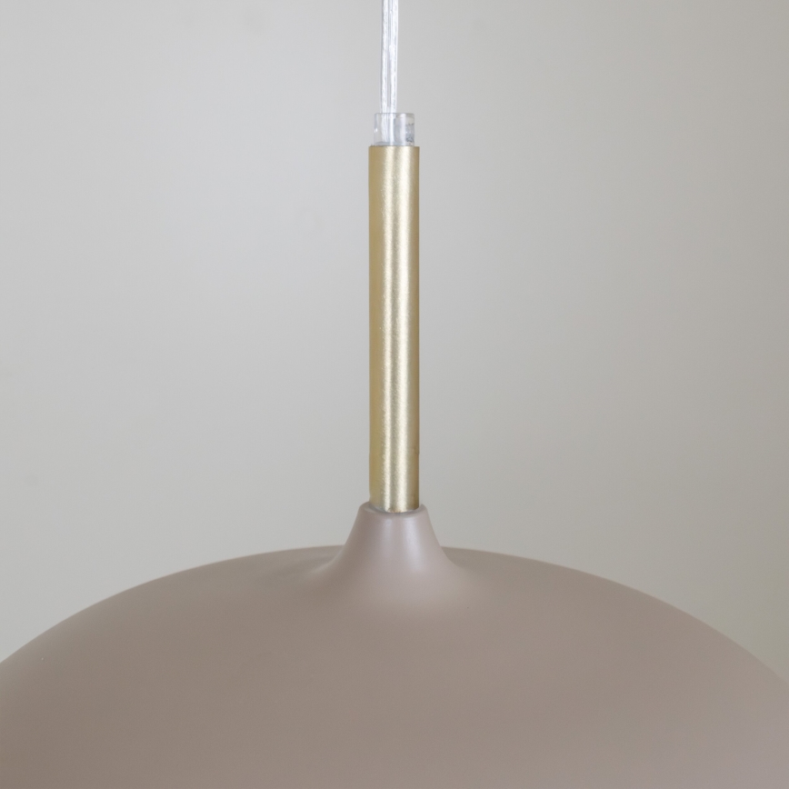 Brilagi - Lampadario a sospensione con filo ABRAHAM 1xE27/60W/230V diametro 35 cm beige