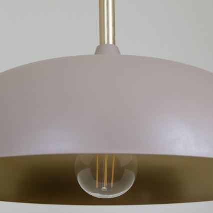 Brilagi - Lampadario a sospensione con filo ABRAHAM 1xE27/60W/230V diametro 35 cm beige