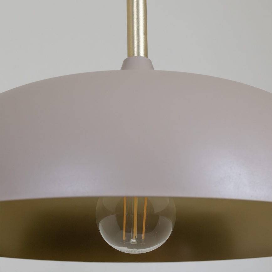 Brilagi - Lampadario a sospensione con filo ABRAHAM 1xE27/60W/230V diametro 35 cm beige