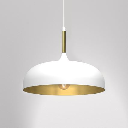 Brilagi - Lampadario a sospensione con filo ABRAHAM 1xE27/60W/230V diametro 35 cm bianco