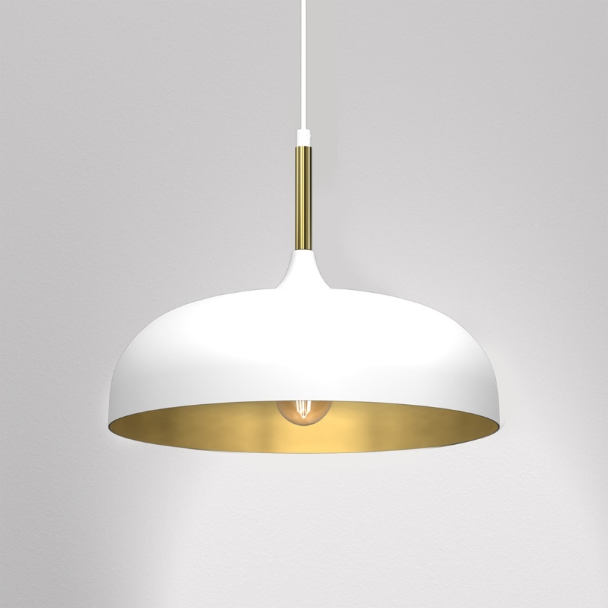 Brilagi - Lampadario a sospensione con filo ABRAHAM 1xE27/60W/230V diametro 35 cm bianco