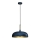 Brilagi - Lampadario a sospensione con filo ABRAHAM 1xE27/60W/230V diametro 35 cm blu