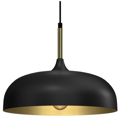 Brilagi - Lampadario a sospensione con filo ABRAHAM 1xE27/60W/230V diametro 35 cm nero