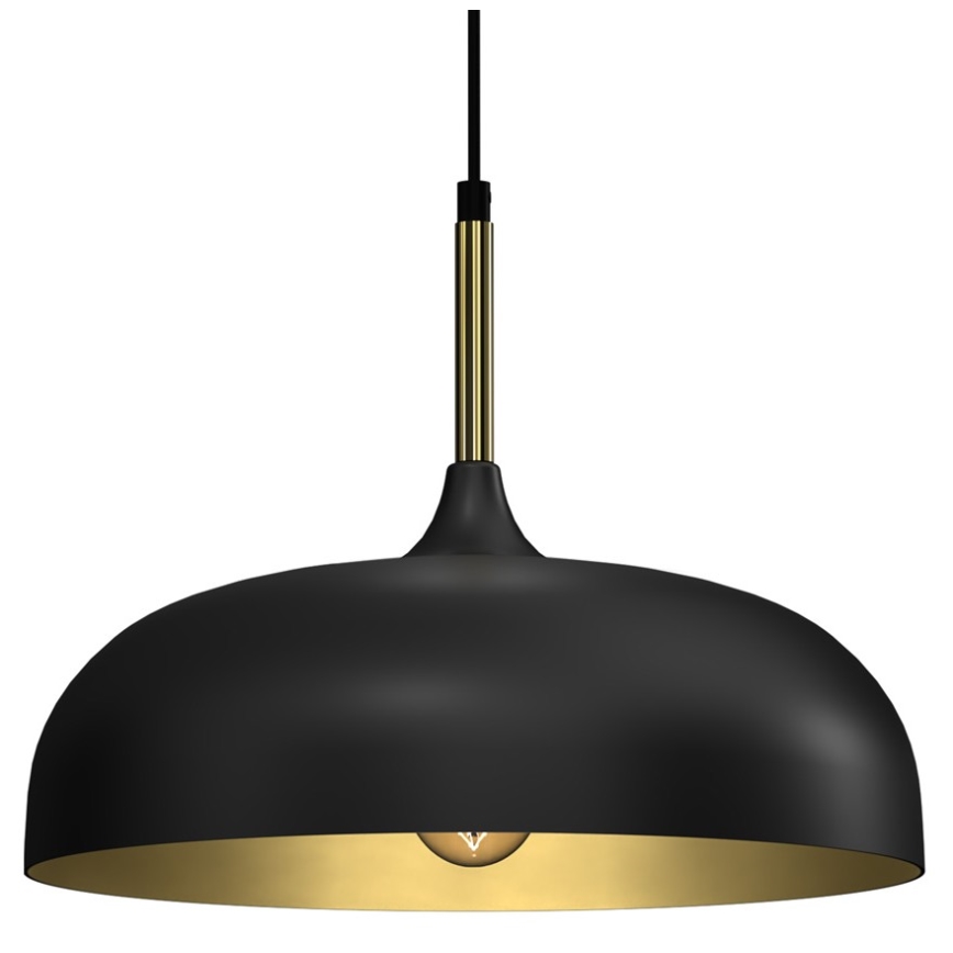 Brilagi - Lampadario a sospensione con filo ABRAHAM 1xE27/60W/230V diametro 35 cm nero