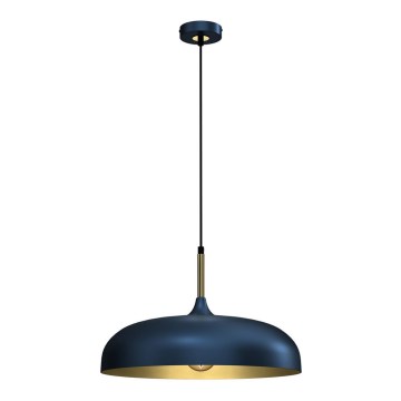 Brilagi - Lampadario a sospensione con filo ABRAHAM 1xE27/60W/230V diametro 45 cm blu