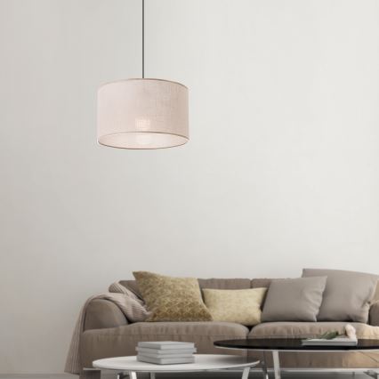 Brilagi - Lampadario a sospensione con filo ANTHONY 1xE27/60W/230V quercia/beige