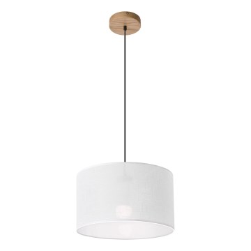 Brilagi - Lampadario a sospensione con filo ANTHONY 1xE27/60W/230V quercia/bianco
