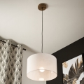 Brilagi - Lampadario a sospensione con filo ANTHONY 1xE27/60W/230V quercia/bianco