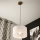 Brilagi - Lampadario a sospensione con filo ANTHONY 1xE27/60W/230V quercia/bianco