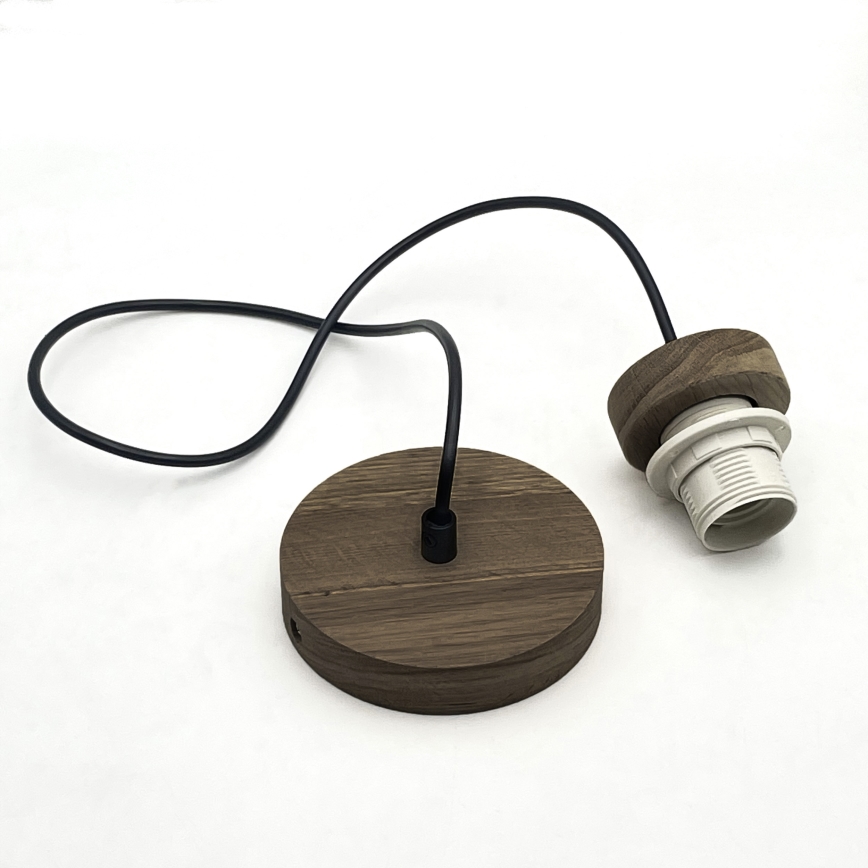 Brilagi - Lampadario a sospensione con filo ANTHONY 1xE27/60W/230V quercia/bianco