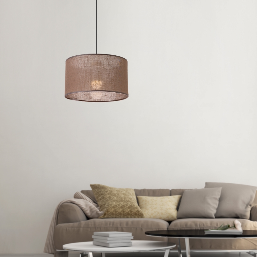 Brilagi - Lampadario a sospensione con filo ANTHONY 1xE27/60W/230V quercia/marrone