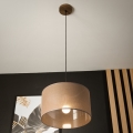 Brilagi - Lampadario a sospensione con filo ANTHONY 1xE27/60W/230V quercia/marrone