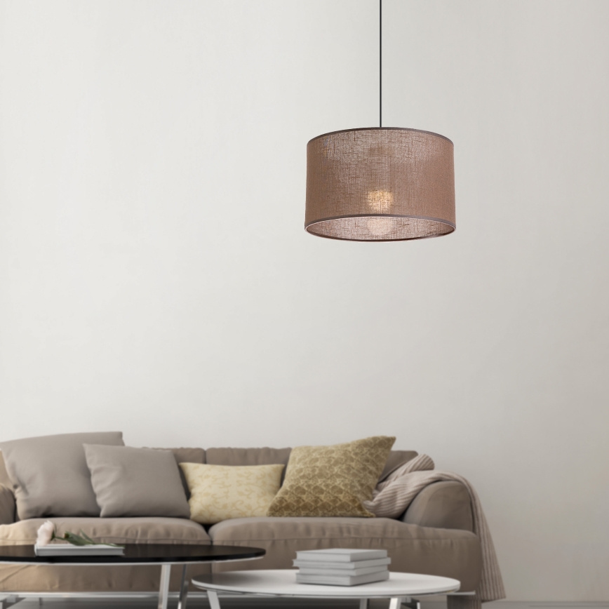 Brilagi - Lampadario a sospensione con filo ANTHONY 1xE27/60W/230V quercia/marrone