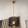 Brilagi - Lampadario a sospensione con filo ANTHONY 1xE27/60W/230V quercia/nero
