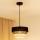 Brilagi - Lampadario a sospensione con filo ASPEN LUNETA 1xE27/15W/230V diametro 25 cm nero/beige/color crema