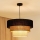 Brilagi - Lampadario a sospensione con filo ASPEN LUNETA 1xE27/15W/230V diametro 45 cm nero/beige/color crema