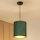 Brilagi - Lampadario a sospensione con filo BOSTON ROLLER 1xE27/15W/230V diametro 21 cm paglia verde/oro