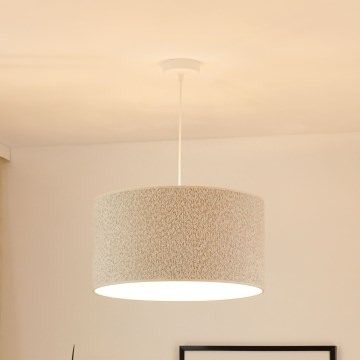 Brilagi - Lampadario a sospensione con filo BOUCLE ROLLER 1xE27/15W/230V diametro 45 cm color crema