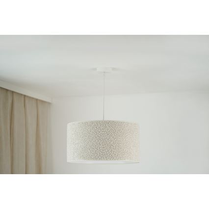 Brilagi - Lampadario a sospensione con filo BOUCLE ROLLER 1xE27/15W/230V diametro 45 cm color crema