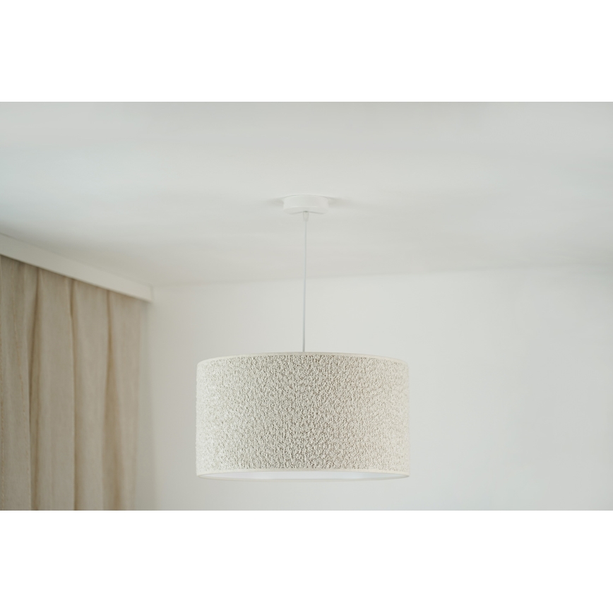 Brilagi - Lampadario a sospensione con filo BOUCLE ROLLER 1xE27/15W/230V diametro 45 cm color crema