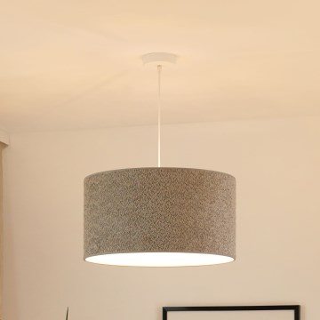 Brilagi - Lampadario a sospensione con filo BOUCLE ROLLER 1xE27/15W/230V diametro 45 cm grigio