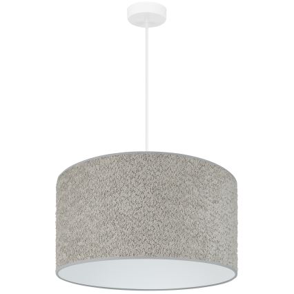 Brilagi - Lampadario a sospensione con filo BOUCLE ROLLER 1xE27/15W/230V diametro 45 cm grigio