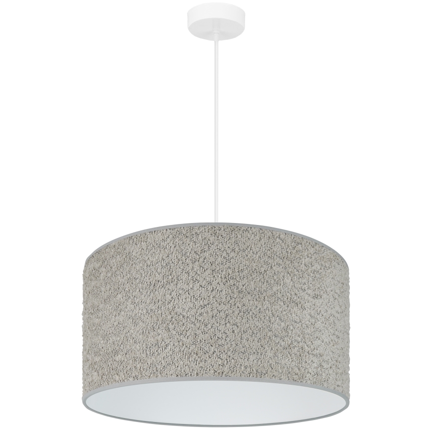 Brilagi - Lampadario a sospensione con filo BOUCLE ROLLER 1xE27/15W/230V diametro 45 cm grigio