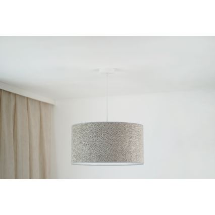Brilagi - Lampadario a sospensione con filo BOUCLE ROLLER 1xE27/15W/230V diametro 45 cm grigio