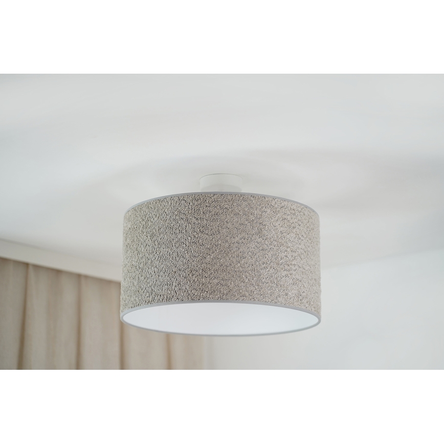 Brilagi - Lampadario a sospensione con filo BOUCLE ROLLER 1xE27/15W/230V diametro 45 cm grigio