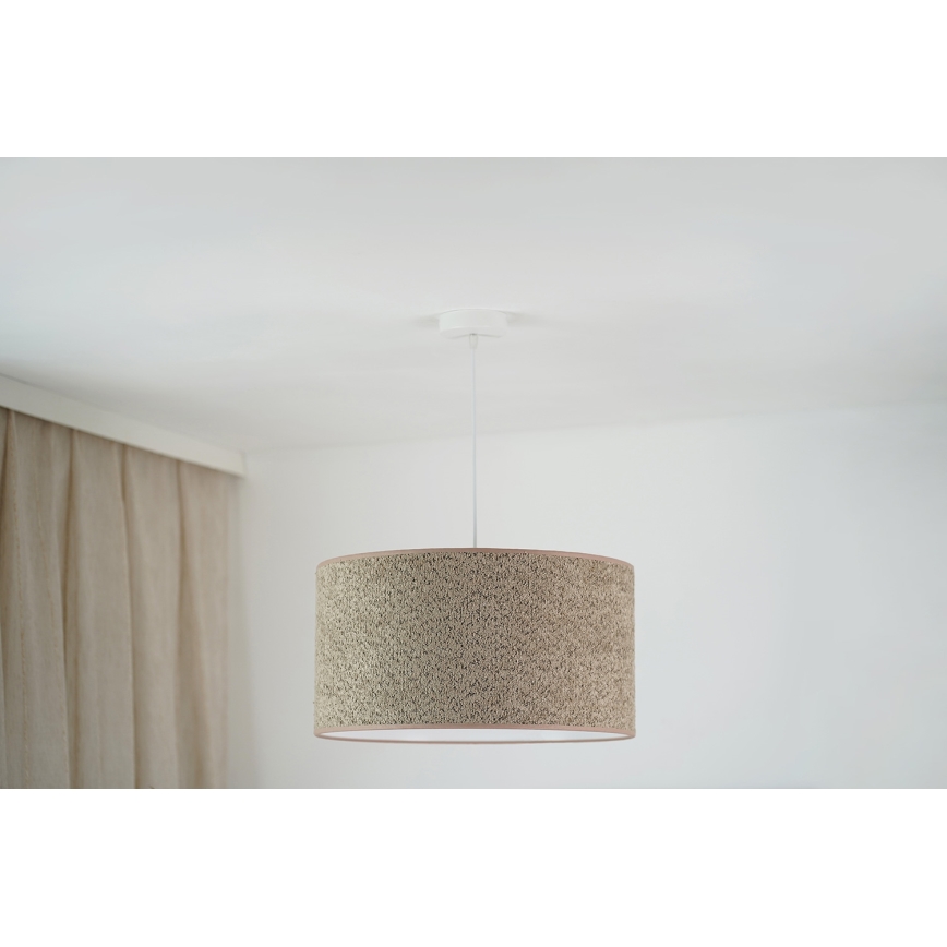 Brilagi - Lampadario a sospensione con filo BOUCLE ROLLER 1xE27/15W/230V diametro 45 cm marrone