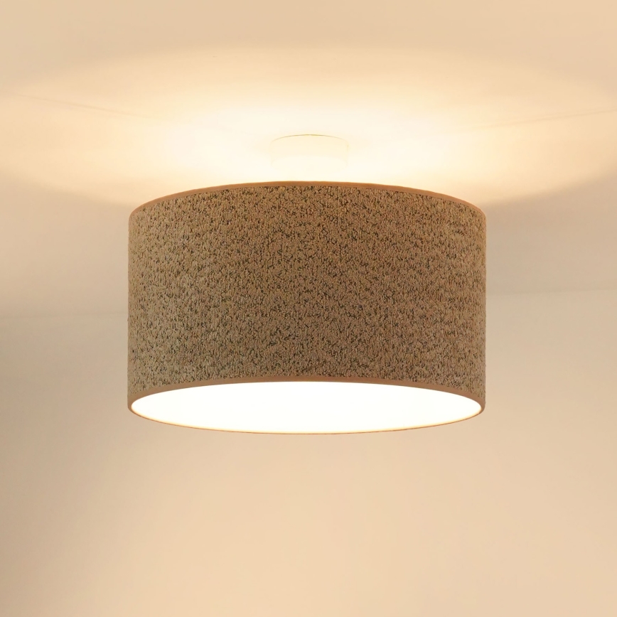 Brilagi - Lampadario a sospensione con filo BOUCLE ROLLER 1xE27/15W/230V diametro 45 cm marrone