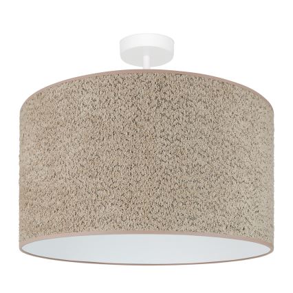 Brilagi - Lampadario a sospensione con filo BOUCLE ROLLER 1xE27/15W/230V diametro 45 cm marrone