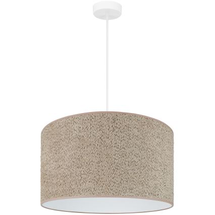 Brilagi - Lampadario a sospensione con filo BOUCLE ROLLER 1xE27/15W/230V diametro 50 cm marrone