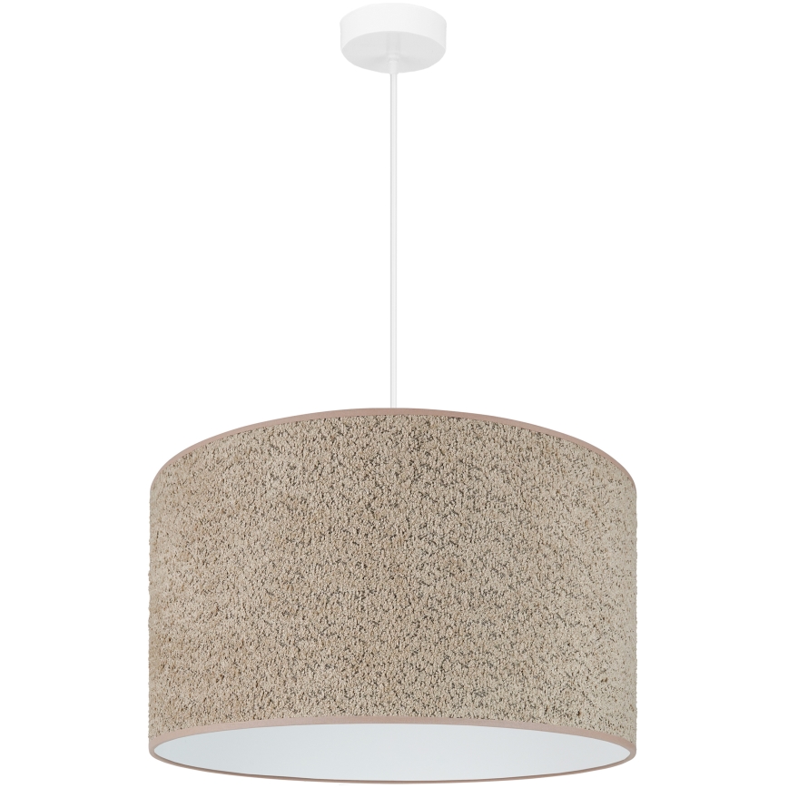 Brilagi - Lampadario a sospensione con filo BOUCLE ROLLER 1xE27/15W/230V diametro 50 cm marrone