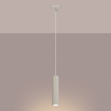 Brilagi - Lampadario a sospensione con filo CRESTO 1xGU10/10W/230V color crema