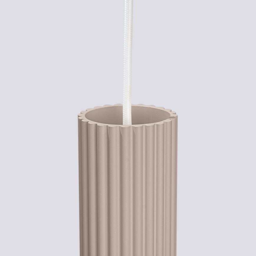 Brilagi - Lampadario a sospensione con filo CRESTO 3xGU10/10W/230V taupe